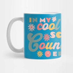 School Counselor Gift Idea- In my Guidance Therapist Era Groovy Mug